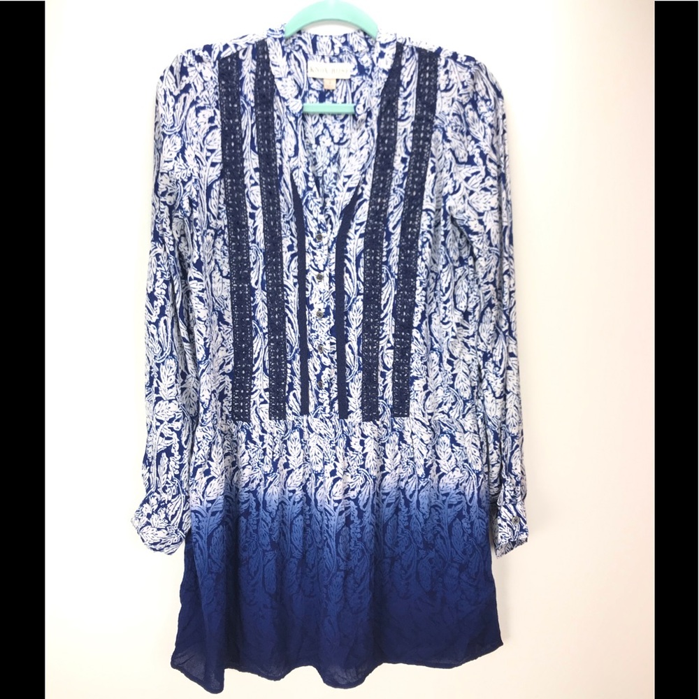 KNOX ROSE tunic top Size small